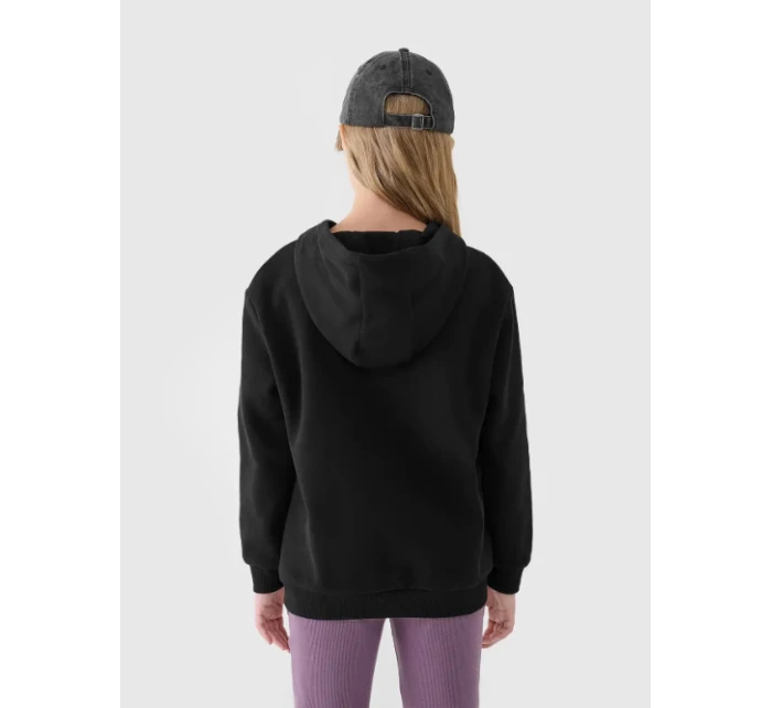 Dětská mikina s kapucí model 21471952 Černá - 4F