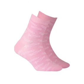 TENKÉ PONOŽKY FARBA 2-6 ROKOV DIEVČATÁ RUŽOVÁ 21-23