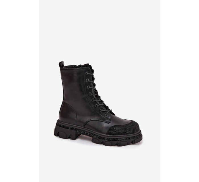 Šnurovanie vyšší model 219114 Krok v štýle