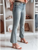 Dámské džínové kalhoty s páskem modré Dstreet model 21985498 - FashionStreet