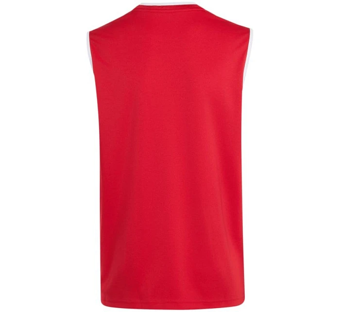 Adidas Entrada 26 detské tričko bez rukávov červené KB3937