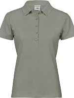Tee Jays TJ 145 Dámske luxusné ťažké strečové piqué polo 18.0145 sage