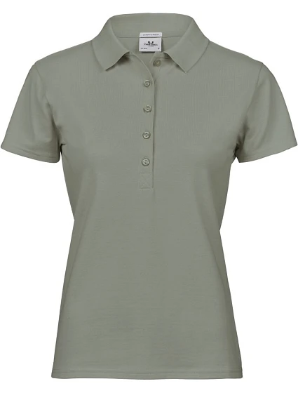Tee Jays TJ 145 Dámske luxusné ťažké strečové piqué polo 18.0145 sage Tee Jays TJ 145 Dámske luxusné ťažké strečové piqué polo 18.0145 sage
