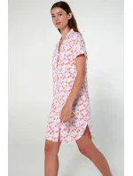 Vamp - Nočná košeľa s gombíkmi a potlačou 20287 - Vamp Vamp - Nočná košeľa s gombíkmi a potlačou 20287 - Vamp