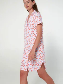 Noční košile s knoflíky a potiskem model 19697072 - Vamp