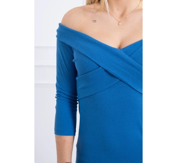 Džínové šaty s výstřihem do V Džínové šaty s výstřihem do V