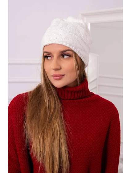 Fleecová čiapka Edyta K298 ecru Fleecová čiapka Edyta K298 ecru