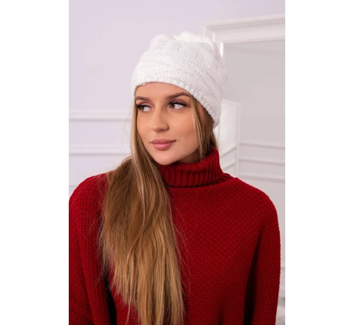 Fleecová čiapka Edyta K298 ecru Fleecová čiapka Edyta K298 ecru