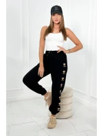 Bavlnené nohavice Amour čierny Bavlnené nohavice Amour čierny