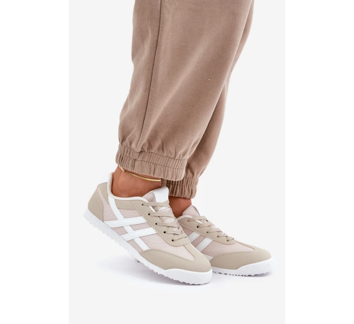 Niskie Tenisówki Trampki Damskie Beżowe Eezore