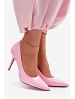 Klasické lakované lodičky Odira pink Klasické lakované lodičky Odira pink