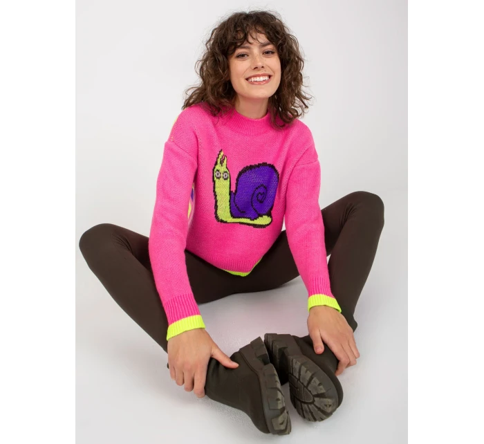 Dámsky sveter EM SW 1027 01 ružový