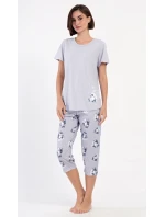 Dámske capri pyžamo Polárny medveď