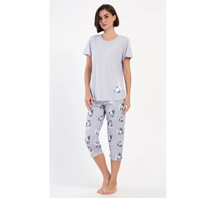 Dámske capri pyžamo Polárny medveď