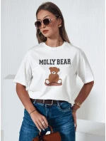 Dámske tričko MOLBER ecru FashionStreet RY2571