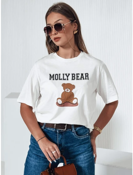 Dámske tričko MOLBER ecru FashionStreet RY2571