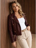 damska skórzana z bordowa model 22035976 - FashionStreet damska skórzana z bordowa model 22035976 - FashionStreet