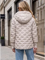 Kurtka damska pikowana z kapturem  model 22341100 - FashionStreet