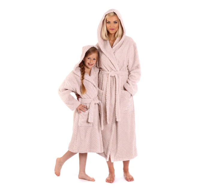 Detský župan Athena s kapucňou 9116 orech - Vestis