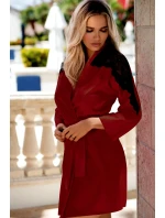 Dámský župan model 15252146 wine - DKaren