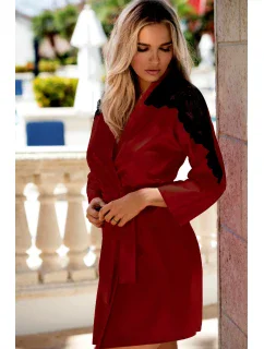 Dámský župan model 15252146 wine - DKaren