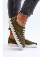 Dámské klasické tmavě zelené tenisky model 21654389 - Boto