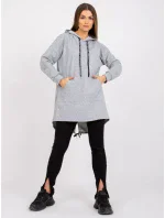 Dámska mikina-DHJ-BL-20136.37-šedá Dámska mikina-DHJ-BL-20136.37-šedá