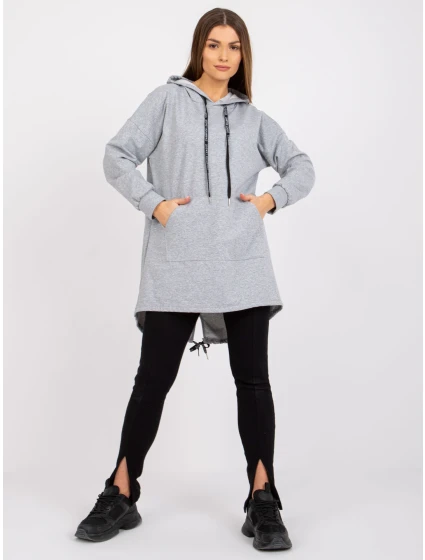 Dámska mikina-DHJ-BL-20136.37-šedá Dámska mikina-DHJ-BL-20136.37-šedá