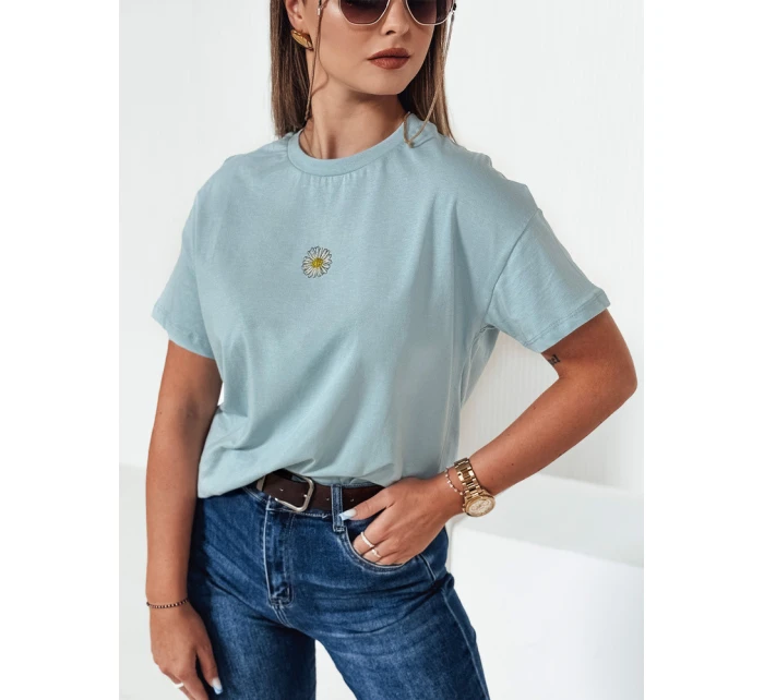 Dámské tričko modré Dstreet model 21976422 - FashionStreet Dámské tričko modré Dstreet model 21976422 - FashionStreet