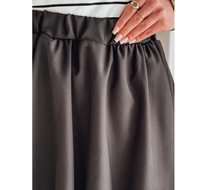 Dámska mini sukňa PUFFELLA čierna FashionStreet CY0500