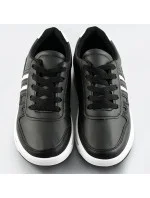 Čierno-biele dámske športové topánky (AD-587)