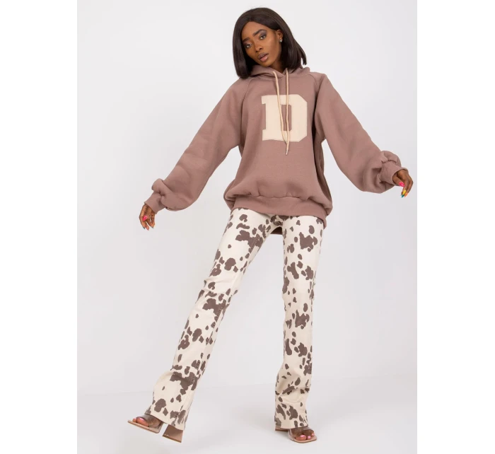 Mikina EM BL 651/D.29X hnedá