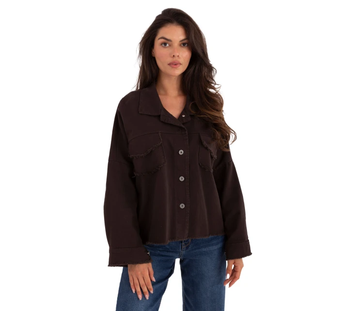 Koszula IT KS model 21302402 ciemny brązowy - FPrice