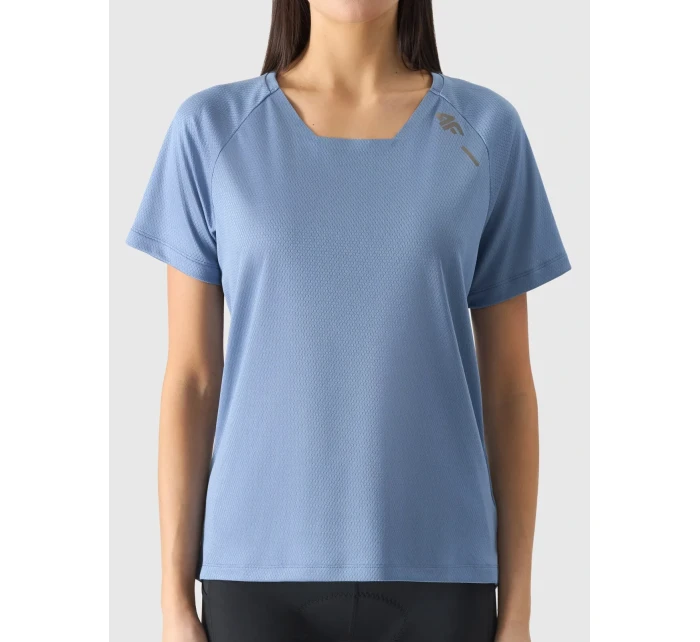 Dámske rýchloschnúce cyklistické tričko 4F - modré Dámske rýchloschnúce cyklistické tričko 4F - modré