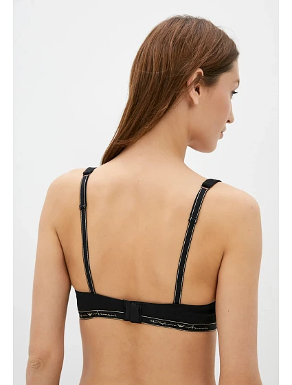 Dámská sportovní podprsenka 00020 černá model 16279314 - Emporio Armani Dámská sportovní podprsenka 00020 černá model 16279314 - Emporio Armani
