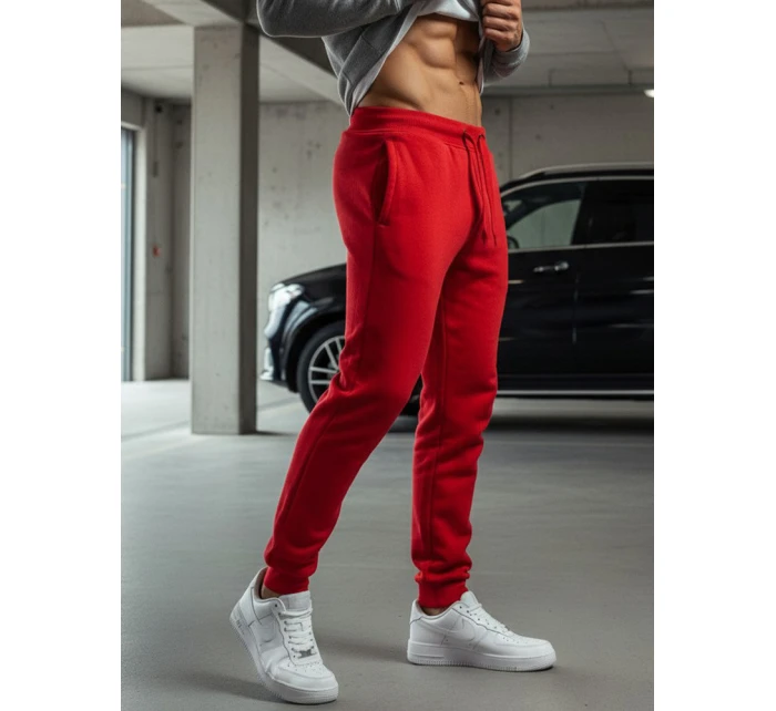 Pánské tepláky červené Dstreet model 21962570 - FashionStreet Pánské tepláky červené Dstreet model 21962570 - FashionStreet