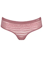 Dámske čipkované nohavičky FREE Evolve Hipster - UNKNOWN - tmavoružová 7836 - SLOGGI