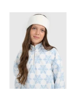 oversize dívčí fleece s potiskem model 21920437 - 4F oversize dívčí fleece s potiskem model 21920437 - 4F