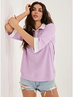 Blúzka LK BZ 510218.02 svetlo fialová