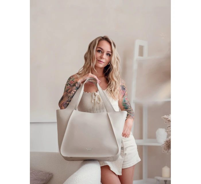 Dámska kabelka Vuch Calyste Light Beige