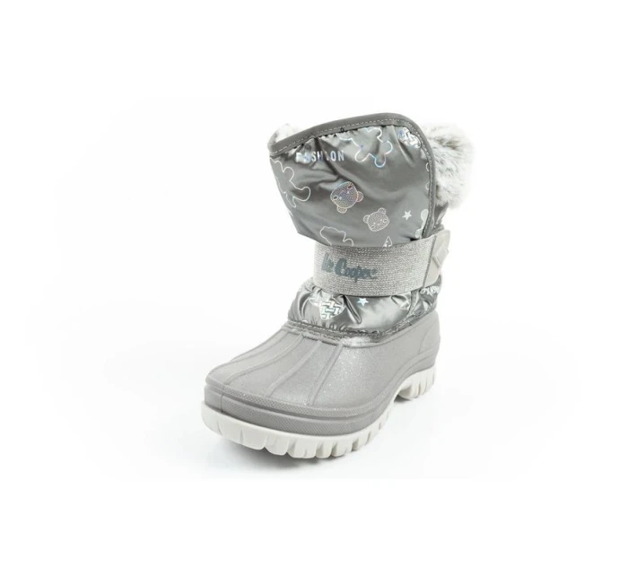 Lee Cooper zimní sněhule dětské zateplené sněhule pro dívky šedé Lee Cooper zimní sněhule dětské zateplené sněhule pro dívky šedé