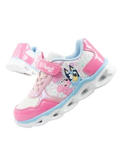 Detské športové tenisky Leomil Bluey s ľahkým suchým zipsom LED