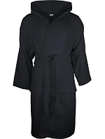 The One Towelling Velour Bathrobe Župan s kapucňou 48.1043 antracit The One Towelling Velour Bathrobe Župan s kapucňou 48.1043 antracit