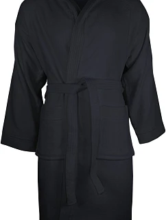 Velour Bathrobe Župan s kapucí model 22527413 anthracite - The One Towelling