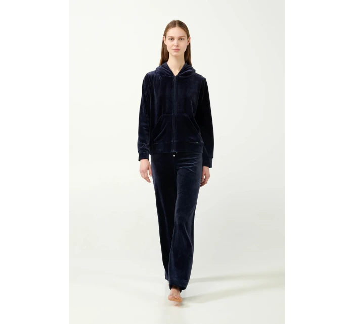 Vamp - Zamatová tepláková súprava s kapucňou 21162 - Vamp