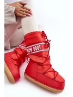 Damskie Wysokie Śniegowce Czerwone Venila Damskie Wysokie Śniegowce Czerwone Venila