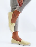 Tenisówki Trampki Slip-On Damskie Żółte Adrancia