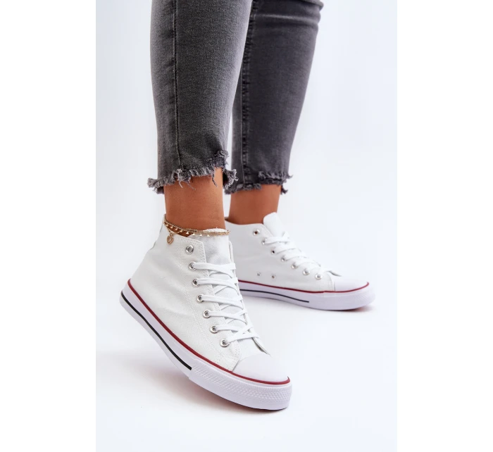 Trampki Damskie Białe Socerio Trampki Damskie Białe Socerio