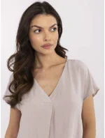 Blúzka D73761M11171B béžová Blúzka D73761M11171B béžová