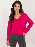 Sweter IT SW model 22400613 fuksjowy - FPrice Sweter IT SW model 22400613 fuksjowy - FPrice